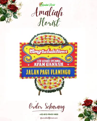 Bunga Papan Congratulation di Kalibukbuk
